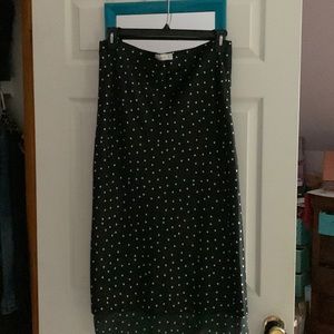 Abercrombie Polka Dot Maxi Skirt